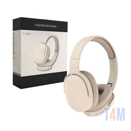 Auriculares Inalámbricos P2961 Fashion Boutique Beige